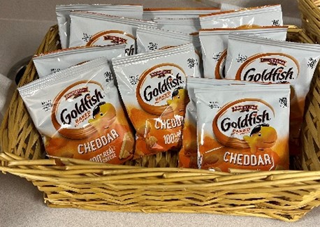 Goldfish cracker basket