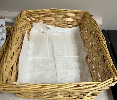disposable cup basket